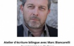 Atelier d’écriture bilingue avec Marc Biancarelli - Médiathèque l'Animu - Porto-Vecchio