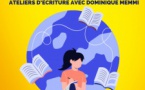 Aghja scrive "Ateliers d'écriture avec Dominique Memmi" - Médiathèque Centre Corse - Corte