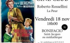 Projection du film "La Peur" de Roberto Rossellini - Espace Saint-Jacques - Bonifacio
