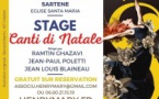 Stage "Canti di natale" proposé par le Festival international de musique « Henry Mary » - Église Sainte Marie - Sartène