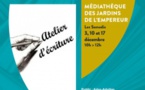 Atelier d'écriture ado/adulte - Médiathèque des Jardins de l’Empereur - Ajaccio