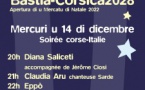 Cuncertu eurupeu Bastia-Corsica 2028 - Marché de Noël Place Saint-Nicolas - Bastia