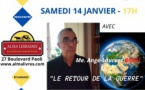 Conférence géopolitique "Le retour de la guerre" animée par Ange-Laurent Bindi - Librairie Alma - Bastia 