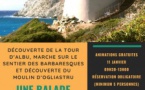 Visite de la tour d'Albu, Marche sur le sentier des Barbaresques et découverte du moulin d'Ogliastru