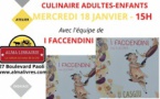 Rencontre littéraire et culinaire avec "I Faccendini" - Librairie Alma - Bastia 
