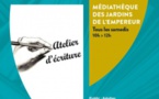 Atelier d'écriture adultes - Médiathèque des Jardins de l’Empereur - Aiacciu