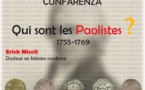 Conférence « Qui sont les Paolistes ? 1755-1769 » animée par Erick Miceli, docteur en histoire moderne - Musée de l'Alta Rocca - Livia