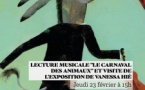 Lecture musicale "Le carnaval des animaux" et visite de l'exposition de Vanessa Hié - Médiathèque l'Animu - Portivechju