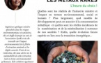 Conférence "Métaux rares : l'heure du choix !" par l'ingénieure Aurore Stephant - Parc Galea - Tagliu è Isulacciu