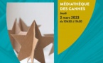 Atelier créatif "Fabrique ton étoile" - Médiathèque des Cannes - Aiacciu