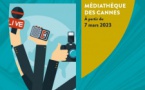 Exposition " Histoire du journalisme, le travail du journalisme et portrait de Ruth Elkrief" - Médiathèque des Cannes - Aiacciu