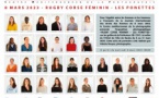 Exposition proposée par le Centre Méditerranéen de la Photographie  "Rugby Corse Féminin - Les ponettes" - Grilles de la préfecture 2B / CDC et Hôtel de ville - Bastia
