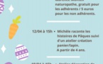 Michèle raconte les histoires de Pâques suivi d'un atelier création panier/lapin - Médiathèque - Purtichju