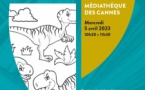 Atelier créatif "Coloriage de la Préhistoire" - Médiathèque des Cannes - Aiacciu