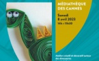 Atelier créatif "Quiling Dino" - Médiathèque des Cannes - Aiacciu