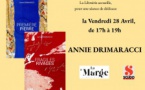 Dédicace d'Annie Drimaracci - Librairie La Marge - Aiacciu