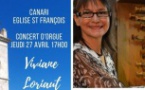 Concert d'Orgue par Viviane Loriaut - Eglise Saint François - Canari