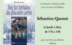 Dédicace de Sébastien Quenot - Librairie La Marge - Aiacciu