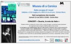 Concert « Duarte, la voix du fado » / Nuit européenne des musées - Musée de la Corse - Corti