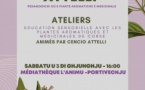 Ateliers d'éducation sensorielle à partir de plantes aromatiques et médicinales animés par Cencio Attelli  - Médiathèque l'Animu - Portivechju
