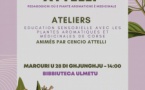 Ateliers d'éducation sensorielle à partir de plantes aromatiques et médicinales animés par Cencio Attelli - Bibliothèque - Ulmetu 