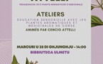 Ateliers d'éducation sensorielle à partir de plantes aromatiques et médicinales animés par Cencio Attelli - Bibliothèque - Ulmetu 