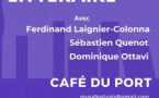 Apéritif littéraire proposé par Musanostra - Café du port - Bastia