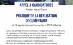 Atelier de réalisation de films documentaires proposé par les Ateliers Varan du 18 septembre au 5 novembre à Bastia !