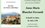 Dédicace d'Anne-Marie Blanchet Ferrandi - Librairie La Marge - Aiacciu