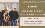 Concert corse avec le groupe Libari - A Munacia d'Auddè