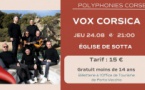 Concert polyphonique avec le groupe Vox Corsica - Église - Sotta