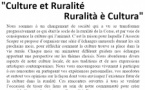 Dialogue « Culture et Ruralité / Ruraltà è Cultura » avec Patrick Cerutti, professeur de philosophie - Salle Maistrale - Marignana