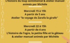 Atelier "le voyage de Zarafa la girafe" - Médiathèque - Purtichju