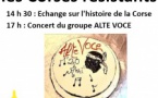 Hommage à tous les Corses résistants - Salle Maistrale - Marignana