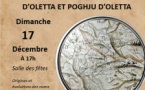Conférence sur la toponymie d'Oletta et de Poghju d'Oletta - Salle des fâtes - Oletta
