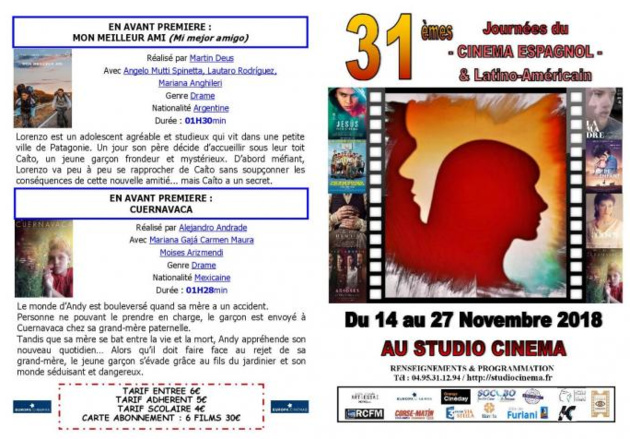 31èmes journées du cinéma espagnol et latino-américain