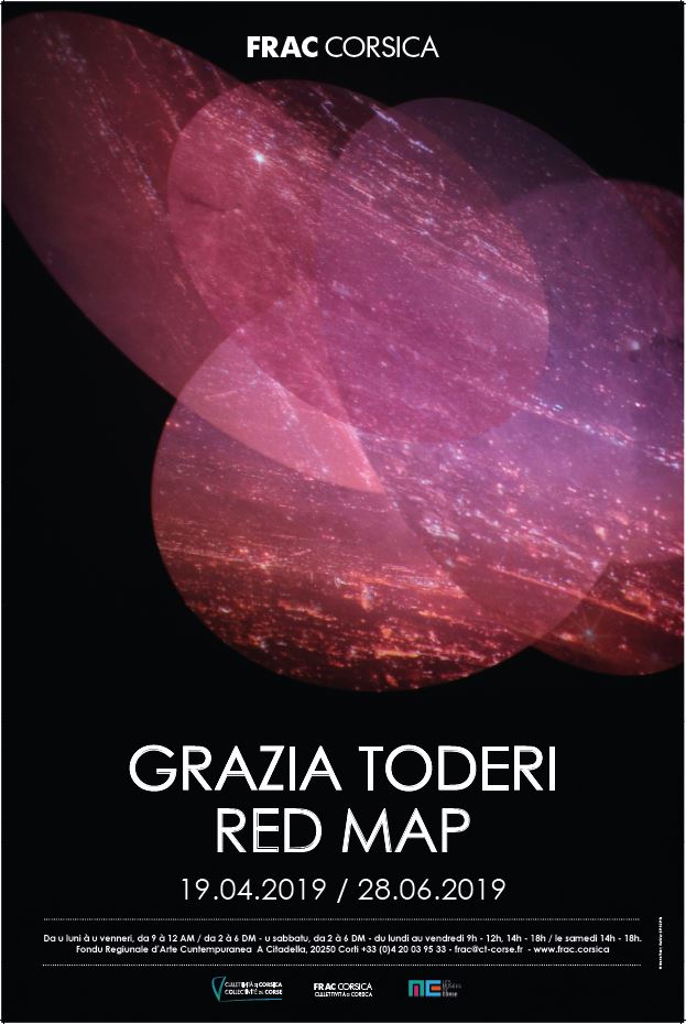 Exposition au FRAC de CORSE : "GRAZIA TODERI - RED MAP" Exposition au FRAC de CORSE : "GRAZIA TODERI - RED MAP"