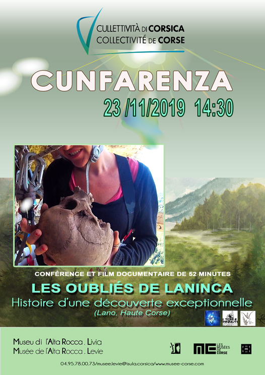 Conférence et projection du film documentaire : "Les oubliés de Laninca" - Musée de l'Alta Rocca - Levie Conférence et projection du film documentaire : "Les oubliés de Laninca" - Musée de l'Alta Rocca - Levie