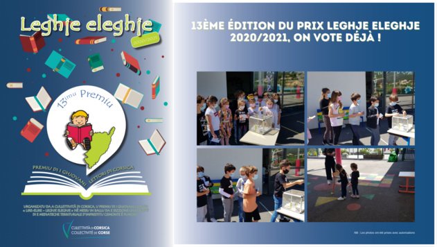 13ème édition du prix LEGHJE ELEGHJE 2020/2021, on vote déjà ! 13ème édition du prix LEGHJE ELEGHJE 2020/2021, on vote déjà !