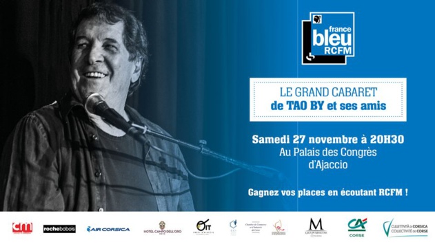 Hommage à Petru Guelfucci lors du cabaret de Tao-By qui s'est déroulé le Samedi 27 Novembre au Palais des congrès d'Ajaccio en partenariat avec la Collectivité de Corse !