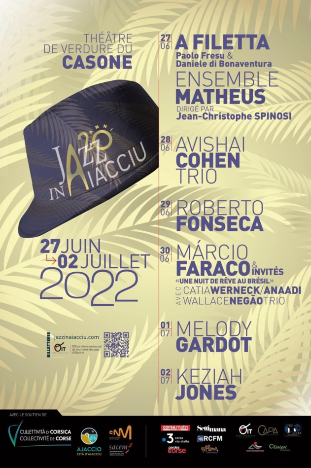 Festival Jazz in Aiacciu du Lundi 27 Juin au Samedi 2 Juillet 
