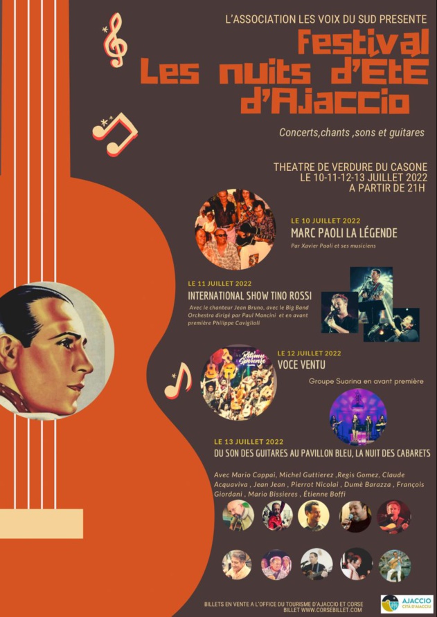 Festival "Les nuits d’été d’Ajaccio" - Théâtre de Verdure du Casone - Ajaccio