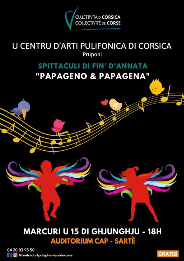 Retour en images sur les spectacles de fin d'année des élèves du Centre d'Art Polyphonique de Corse - Sartè Retour en images sur les spectacles de fin d'année des élèves du Centre d'Art Polyphonique de Corse - Sartè