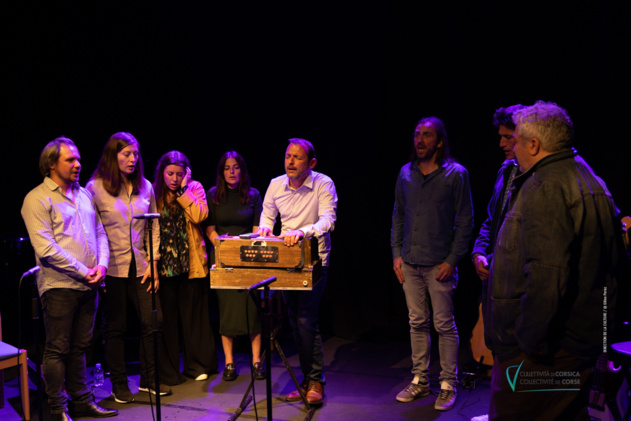 Retour en images sur la restitution de Master-Class avec le groupe L’Alba, participation des élèves du cursus de chant actuel - Centru d'Arti Pulifonica di Corsica - Sartè