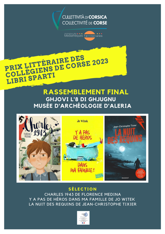 Rassemblement final LIBRI SPARTI, prix littéraire des collégiens de corse - Musée d'archéologie d'Aleria
