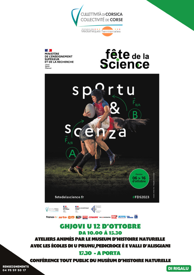 Fête de la Science 2023 : « Sportu & Scenza »