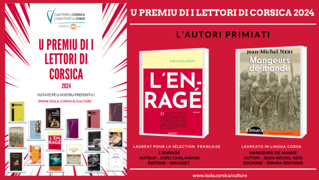 PREMIU DI I LETTORI DI CORSICA 2024 : L'AUTORI PRIMIATI PREMIU DI I LETTORI DI CORSICA 2024 : L'AUTORI PRIMIATI