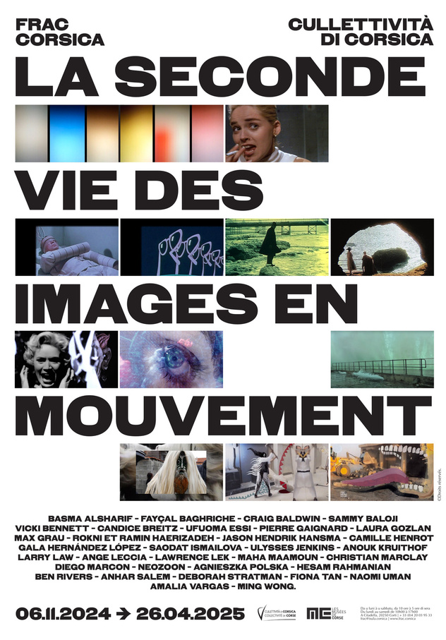 Reportage à l'occasion de l'inauguration de la nouvelle exposition du FRAC Corsica "La seconde vie des images en mouvement" qui a eu lieu à Corti le 6 novembre 2024 Reportage à l'occasion de l'inauguration de la nouvelle exposition du FRAC Corsica "La seconde vie des images en mouvement" qui a eu lieu à Corti le 6 novembre 2024