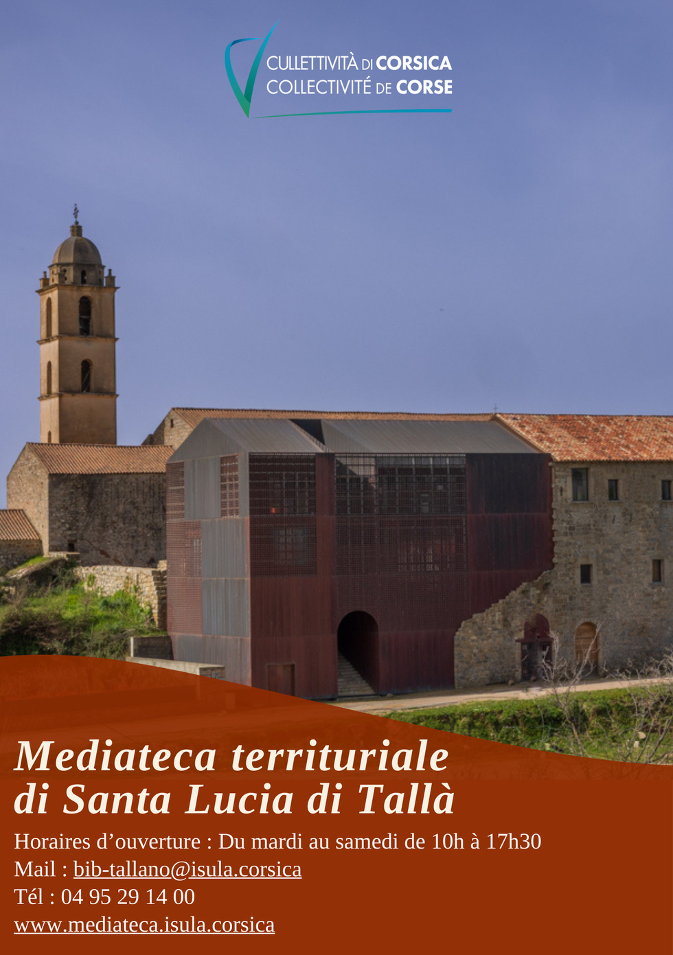 Retour en images sur l'ouverture de la médiathèque de Santa Lucia di Tallà le Jeudi 13 Mars