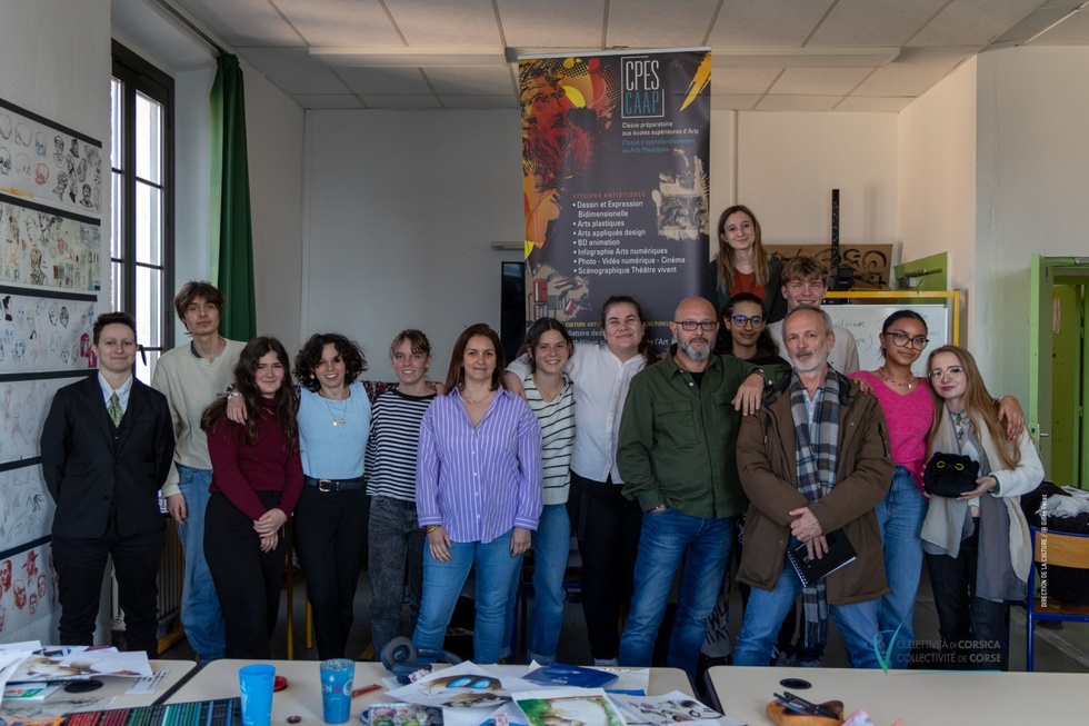 Retour en images sur le 4ème module de la masterclass littérature et illustration jeunesse avec la classe prépa arts du lycée Clémenceau de Sartè les 25 et 26 mars